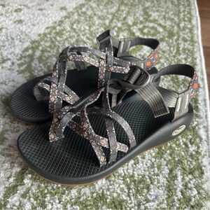 Chaco Women’s Sandals - Gray with Orange Accents